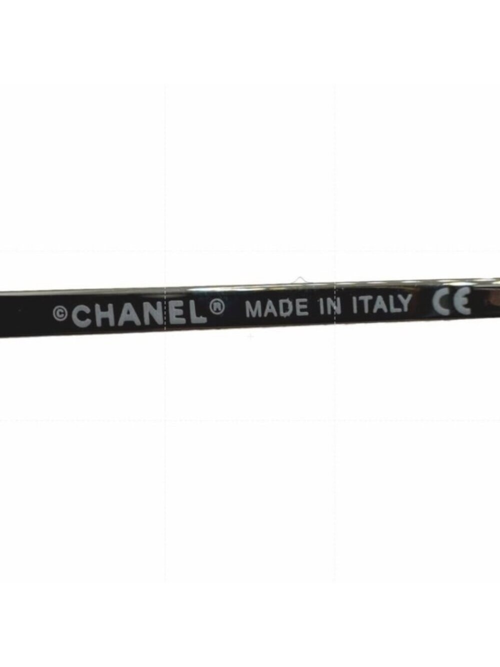 Chanel Vintage Sunglasses Rhinestone CC Logo Rimless Gradient Iridescent - Picture 9 of 10